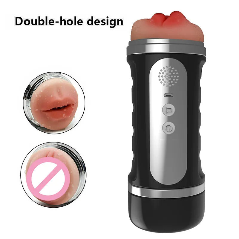 Automatic Male Masturbator Cup 2 in 1 Mastuabors Toys for Penis Stimulation, 12 Sucking & Vibrating Electric Masturberbate for Men Adult Sex Toys for Couples Men & Women Sex Toy Vibrator Stroker