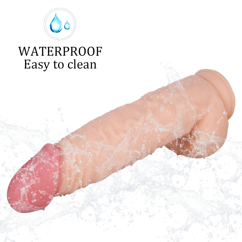 39cm Extra ThickDildo, Realistic Giant AnalDildo, Soft Dual-Density SiliconeDildo, HugeDildo, Powerful Suction Cup, XXL Large Dildo, Thick G-Spot Dildo Sex Toy, Suitable for Women/Men/Couples