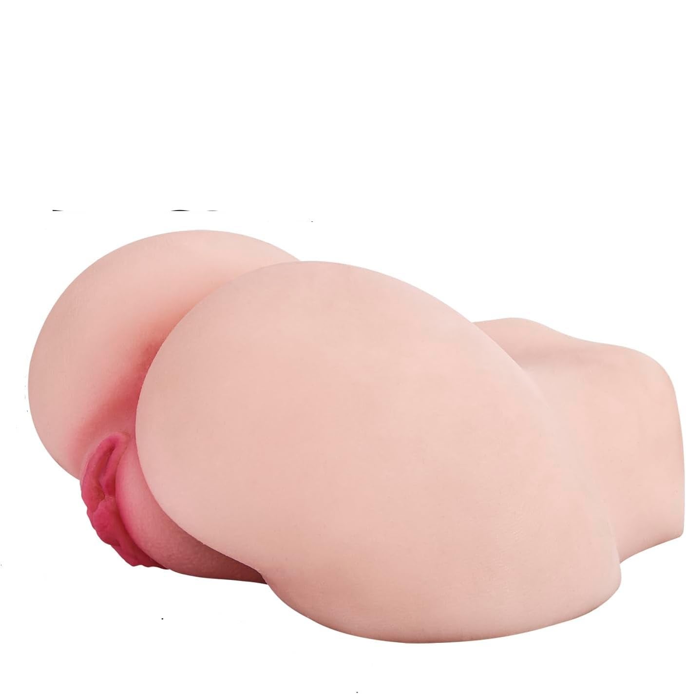 Male Masturbator Sex Doll for Men, Flesh Realistic Pocket Pussies Big Butt Ass Light Male Love Doll Sex Toy for Men, Adult Toys with Vagina Anal Sex