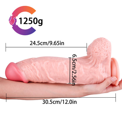 12 Inch Giant Thick G-SpotDildo with Strong Suction Cup, Soft Silicone Realistic Long Anal Dildo for Men and Women, Huge Large XXL Penis Extra-Large Wide Dildo Adult Sex Toy for Couples