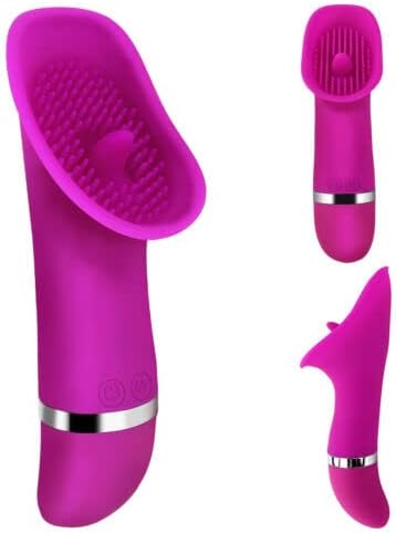 Realistic Tongue Vibrator for Women – Clitoral Licking Stimulator with 30 Vibration Modes – Adult Sex Toy for Nipple, G-Spot & Vaginal Pleasure – Couples Female Toy