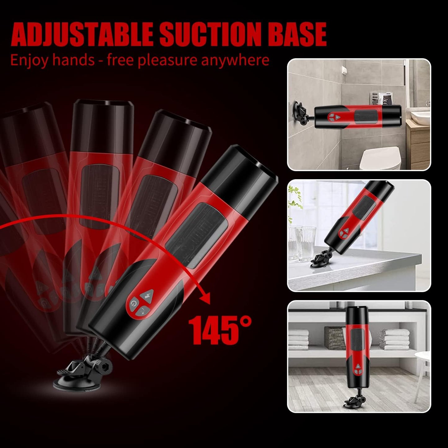 Automatic Male Personal Massager Cup Thrusting Rotating 7 Modes Suction USB Recharge