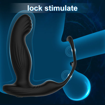 Remote Control Vibrating Butt Plug 10 Modes USB Rechargeable Silicone Waterproof