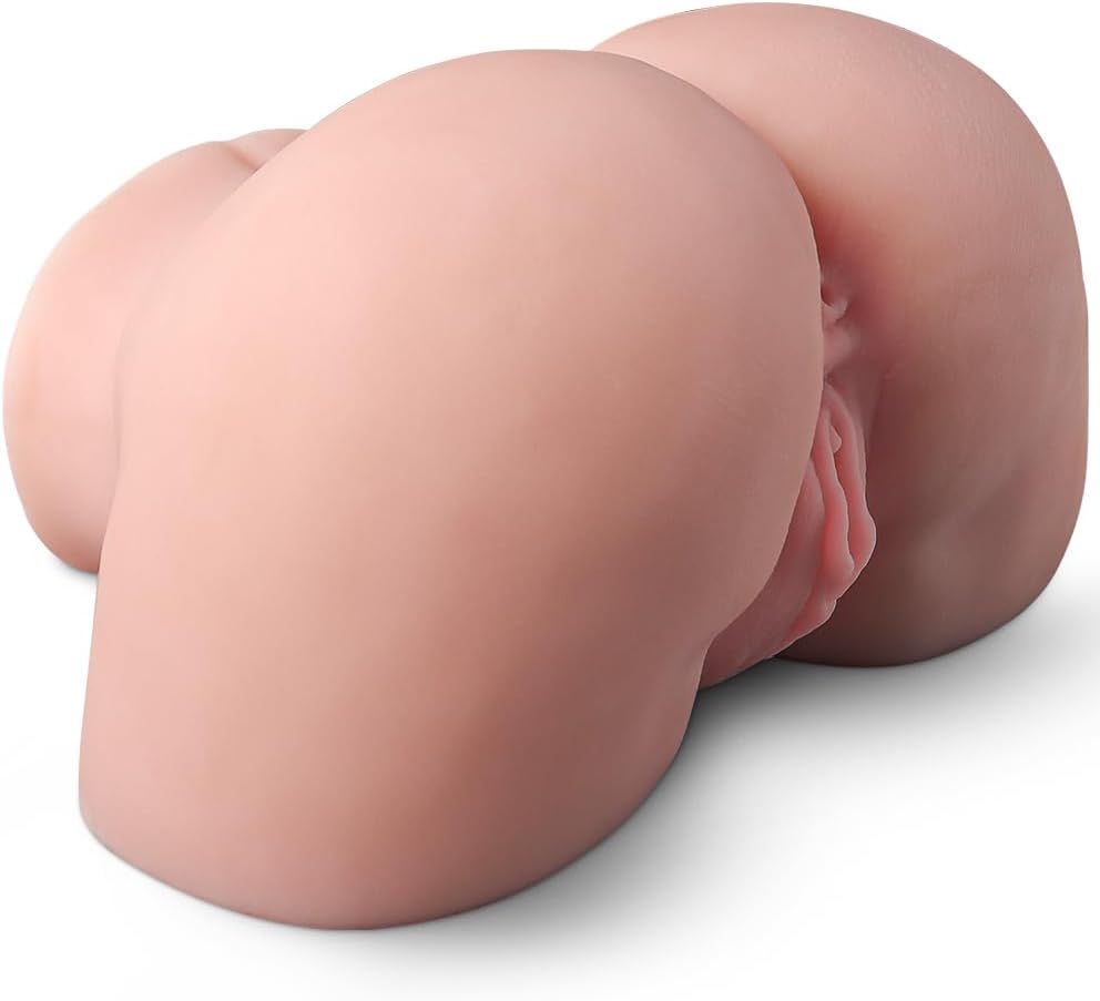 Male Masturbator Sex Doll for Men, Flesh Realistic Pocket Pussies Big Butt Ass Light Male Love Doll Sex Toy for Men, Adult Toys with Vagina Anal Sex