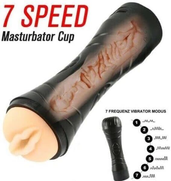Automatic Male Personal Massager Cup 4D Textured Sleeve TPE 3xAAA Discreet UK