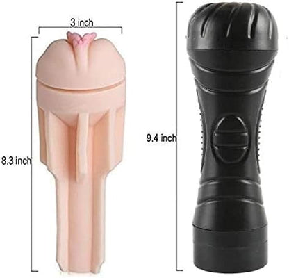 Automatic Male Personal Massager Cup 4D Textured Sleeve TPE 3xAAA Discreet UK