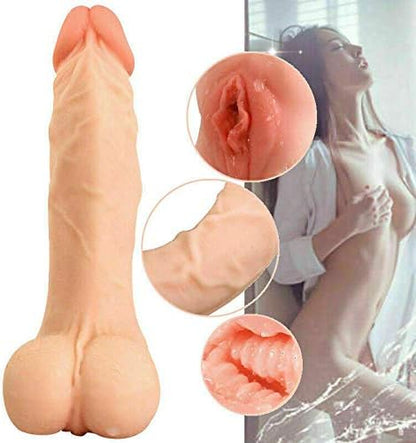 Cock Male Masturbator Dildo Pussy Pocket Sex Toys for Couple Men Women Skin Colour