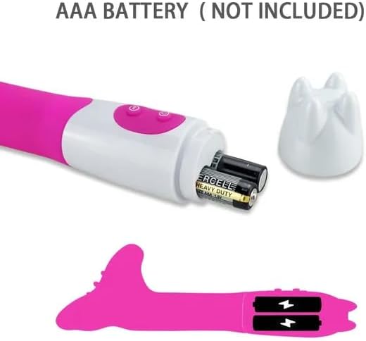 12 Mode Clitoral Suction Vibrator Waterproof Silicone Massager Pink (AAA Battery)