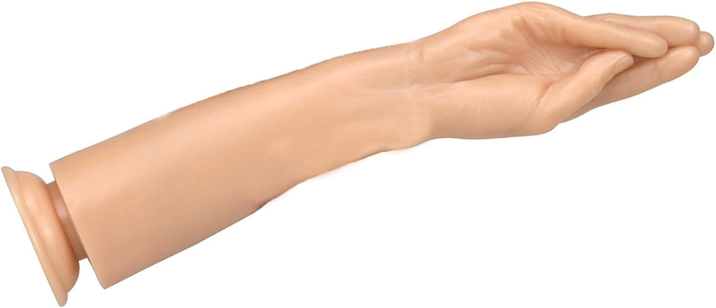 Large Silicone Fisting Dildo with Suction Cup Base 37.5cm Discreet Packaging