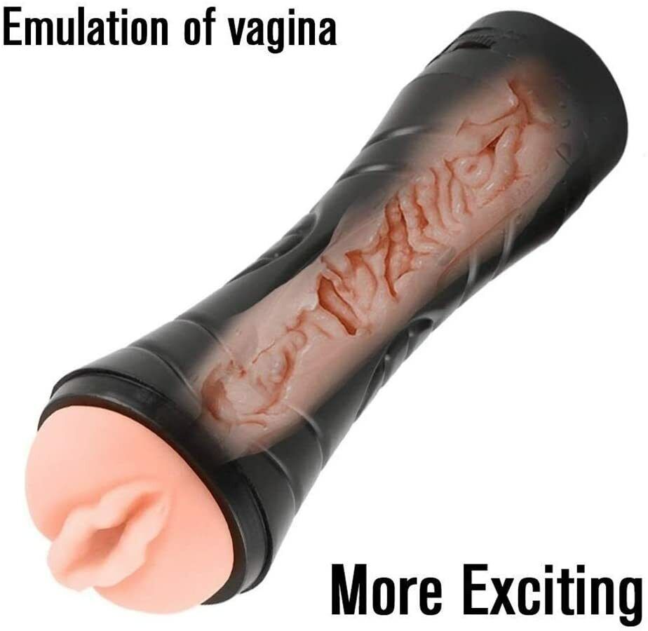 Automatic Male Personal Massager Cup 4D Textured Sleeve TPE 3xAAA Discreet UK