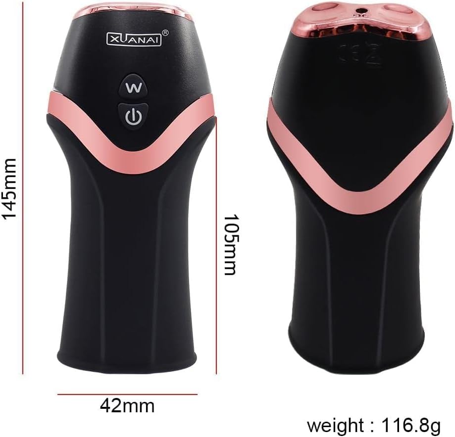 Rechargeable Male Personal Massager Trainer 12 Modes Vibration TPE ABS USB IPX5