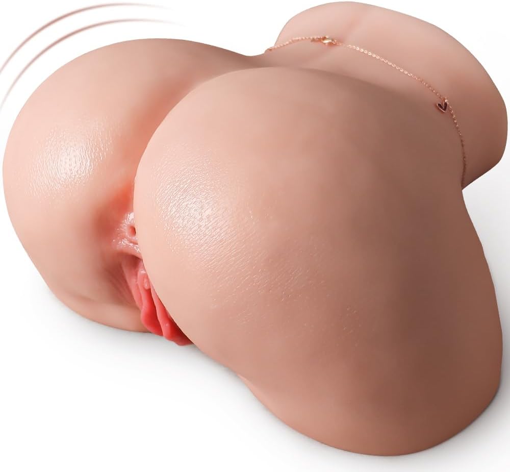 Male Masturbator Sex Doll for Men, Flesh Realistic Pocket Pussies Big Butt Ass Light Male Love Doll Sex Toy for Men, Adult Toys with Vagina Anal Sex