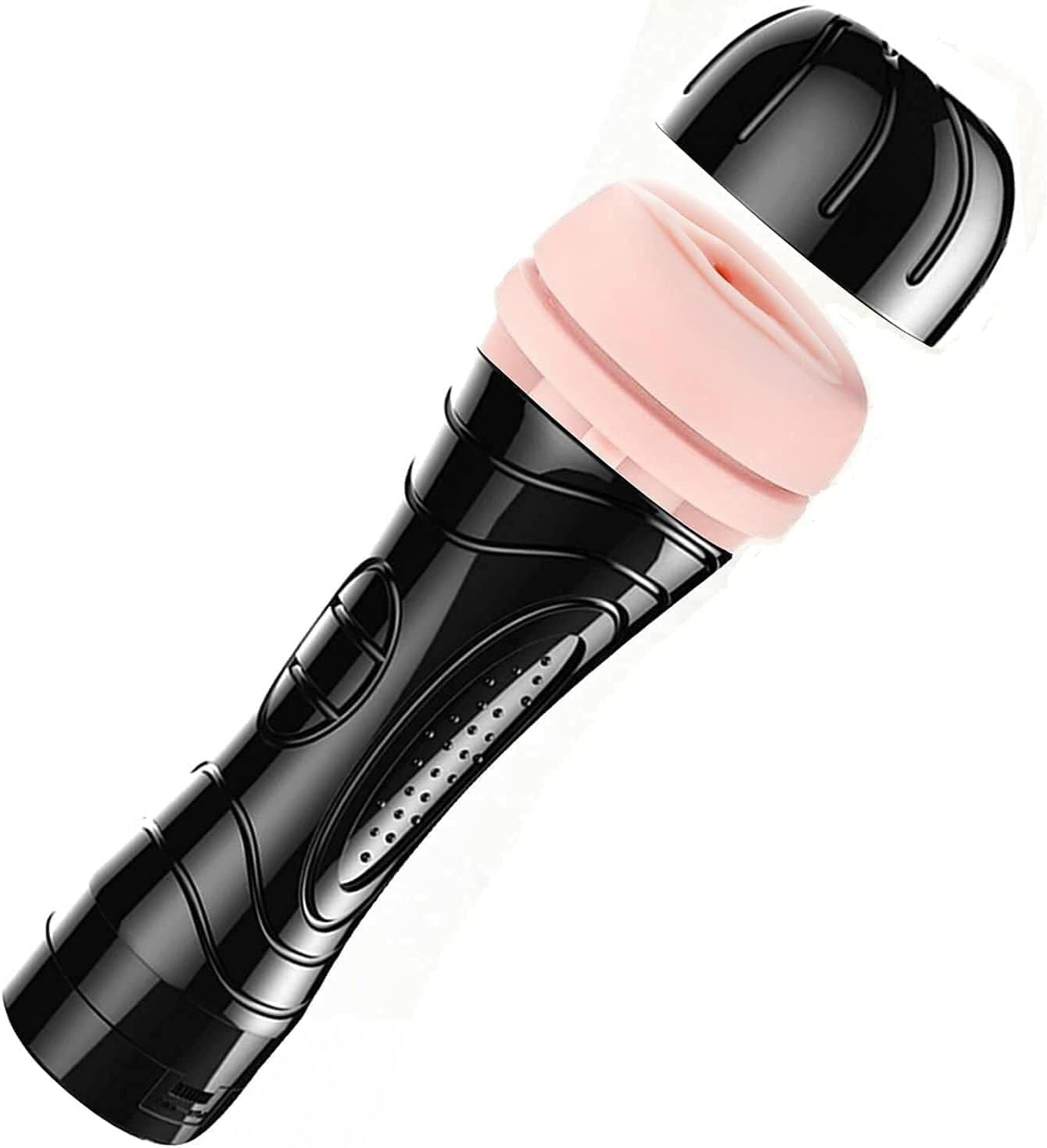 Automatic Male Personal Massager Cup 4D Textured Sleeve TPE 3xAAA Discreet UK