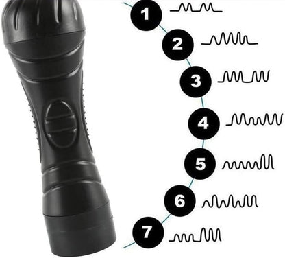 Automatic Male Personal Massager Cup 4D Textured Sleeve TPE 3xAAA Discreet UK