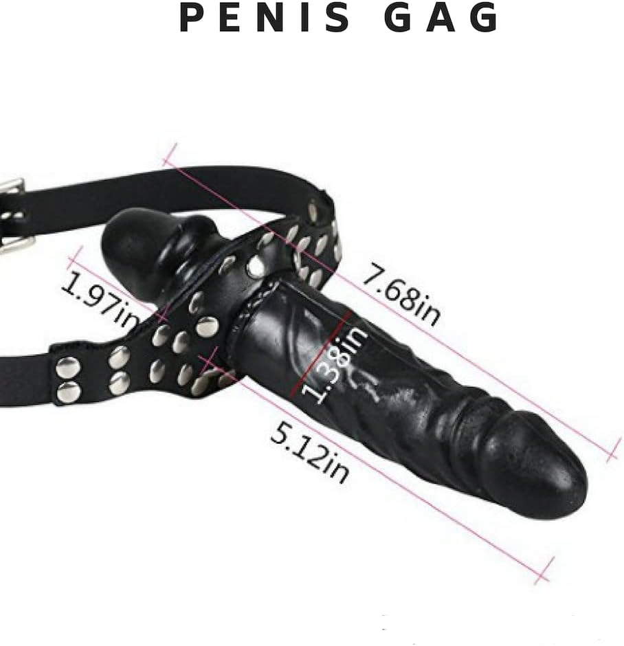 Adjustable Strap-On Harness with Silicone Dildo Adult Toy Couples Role Play Black
