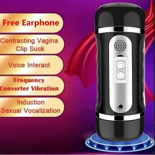 Automatic Male Masturbator Cup 2 in 1 Mastuabors Toys for Penis Stimulation, 12 Sucking & Vibrating Electric Masturberbate for Men Adult Sex Toys for Couples Men & Women Sex Toy Vibrator Stroker