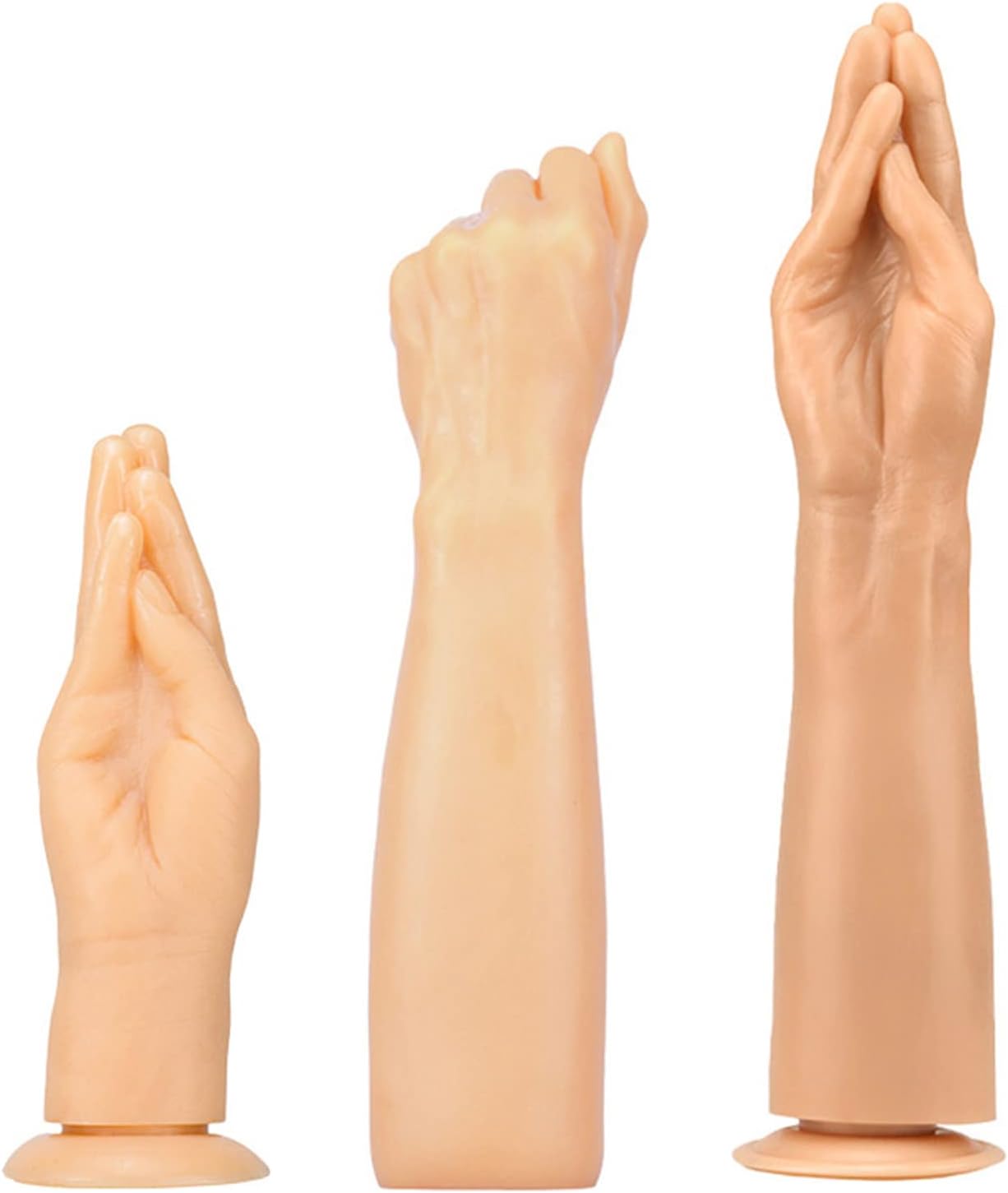 Large Silicone Fisting Dildo with Suction Cup Base 37.5cm Discreet Packaging
