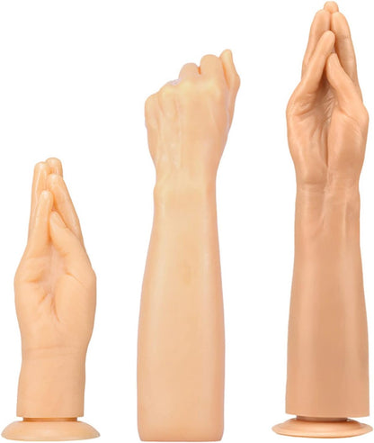 Large Silicone Fisting Dildo with Suction Cup Base 37.5cm Discreet Packaging