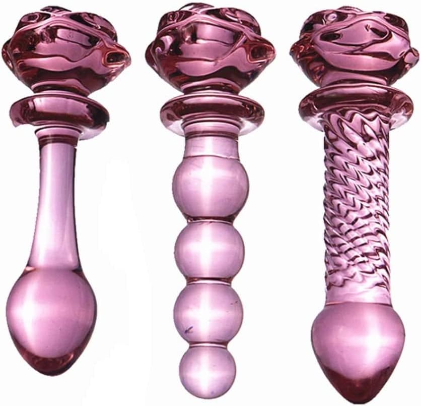 Glass Anal Plug Adult Novelty Toy – Smooth Glass, Multiple Styles