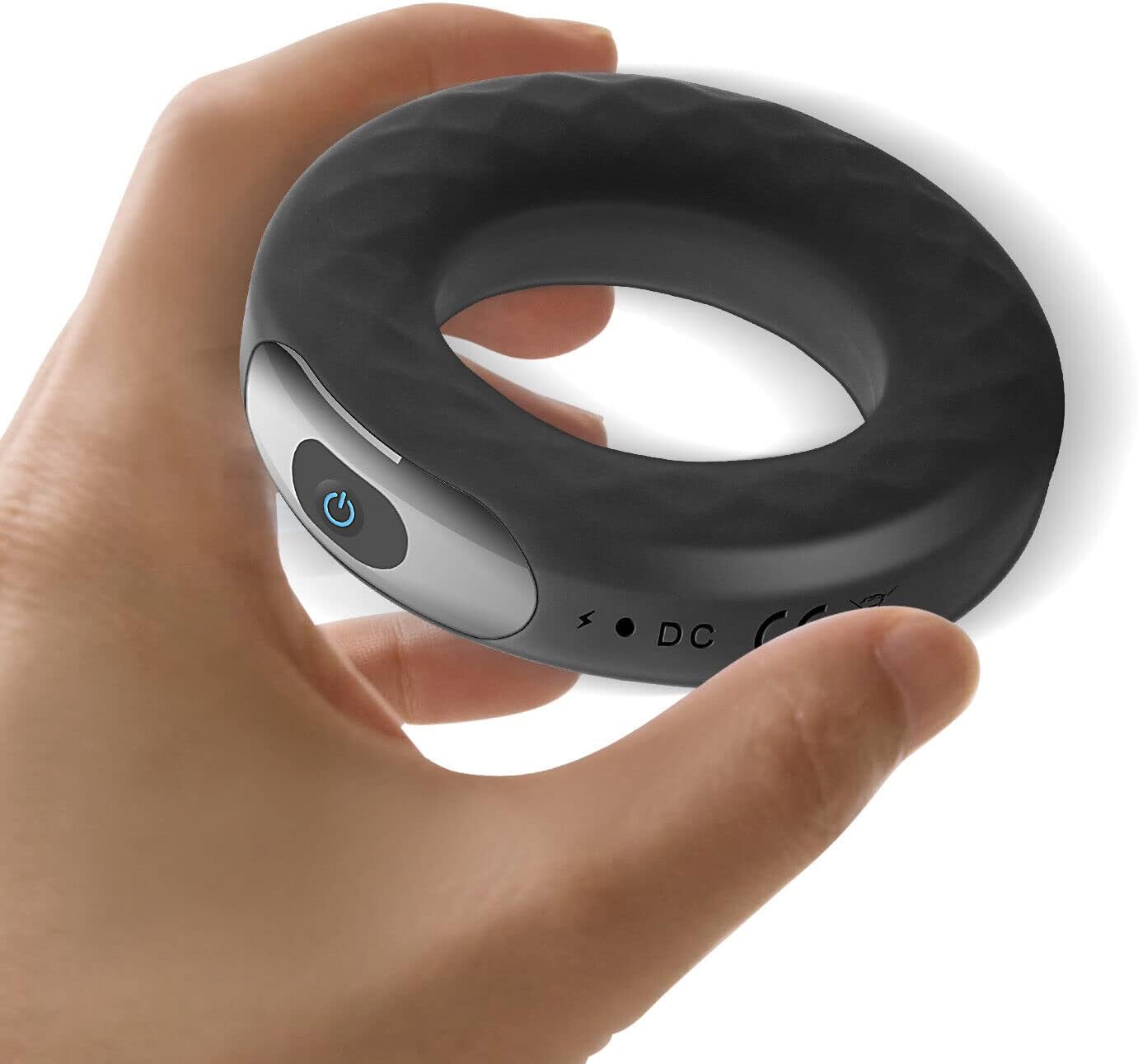 10 Mode Vibrating Cock Ring USB Rechargeable Couples Silicone Waterproof Quiet <50dB