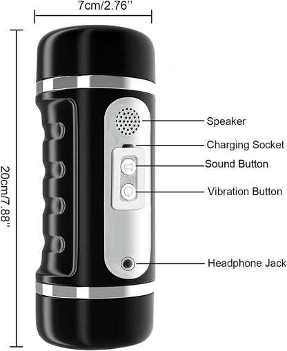 Automatic Male Masturbator Cup 2 in 1 Mastuabors Toys for Penis Stimulation, 12 Sucking & Vibrating Electric Masturberbate for Men Adult Sex Toys for Couples Men & Women Sex Toy Vibrator Stroker