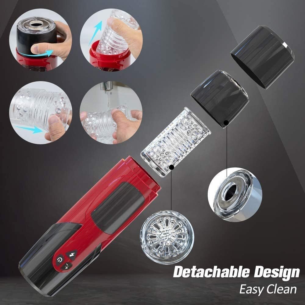 Automatic Male Personal Massager Cup Thrusting Rotating 7 Modes Suction USB Recharge