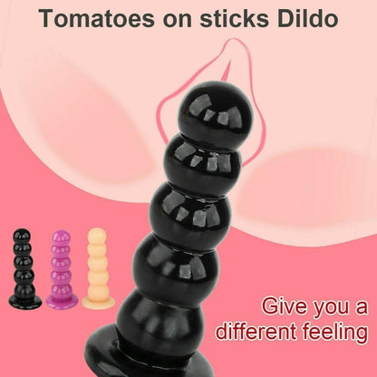 8 inch Anal Butt Plug Dildo Anal Beads Plug kit Dildo But Plug with Suction Cup G Spot Massager Sex Toys Women Men