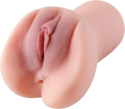 Realistic Male Masturbator Sleeve 3D Textured Dual Channel Pocket Toy 625g