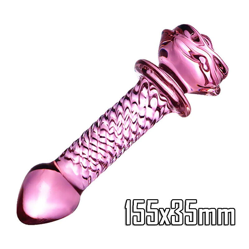 Glass Anal Plug Adult Novelty Toy – Smooth Glass, Multiple Styles