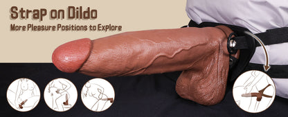 13 inch Huge Dildo for Men Women, 3.1'' Diameter Anal Big Thick Dildos with Strong Suction Cup Adult G-spot Fake Penis with Small Glans for Male Female Adult Toys & Game