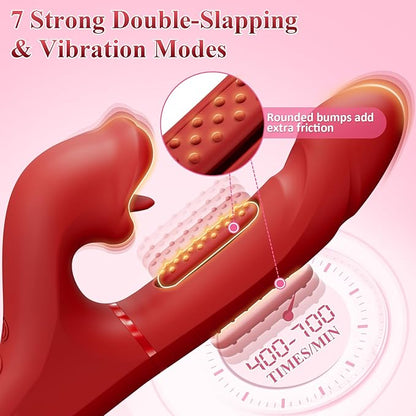 4 in 1 Rechargeable Personal Massager Multi Function 12 Modes Waterproof Silicone