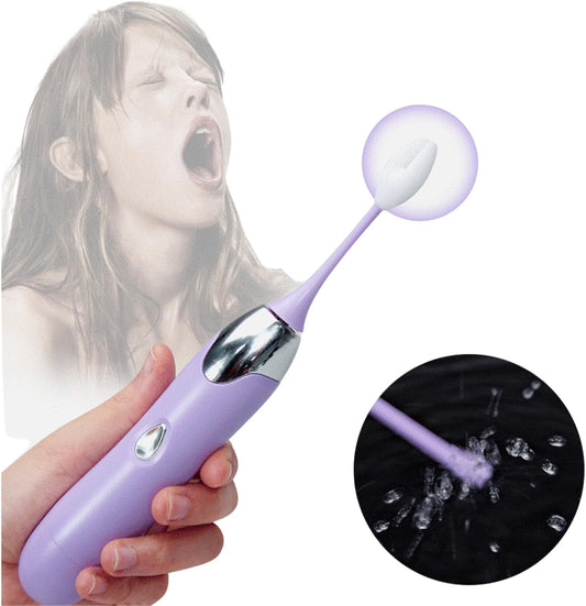 3in1 Clitoral Vibrator Stimulator 360° Rotating Waterproof Quiet Mini Massager