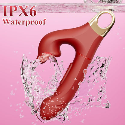 4 in 1 Rechargeable Personal Massager Multi Function 12 Modes Waterproof Silicone
