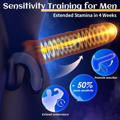 Blue Octopus Vibrator – Waterproof Silicone + ABS, USB Rechargeable, 10 Vibration Modes, Quiet Powerful Unisex Massager
