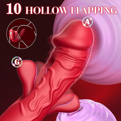 10 Mode Silicone Vibrator Kissing Lip Stimulator Waterproof USB Rechargeable