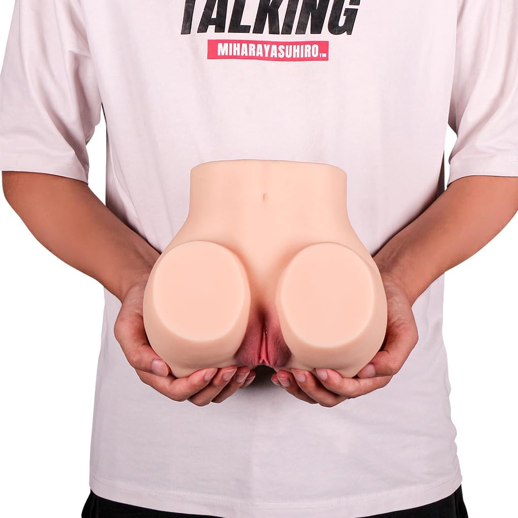 6.6lb Sex Doll for Men Pocket Pussy, Big Bouncy Butt Super Realistic Torso Sex Dolls Ass with Deep Tight Vagina & Anal Channels, Male Masturbator Adult Sex Toys for Men