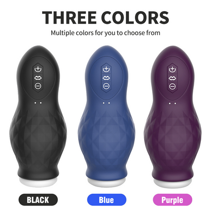 Automatic Sucking Male Sex Toys for Men – Masturbator Ultra Automatic Male Masturbator 7 Vibration & 7 Sucking Modes Realistic 3D Internal Texture for Penis Stimulation Massager with Suction Base