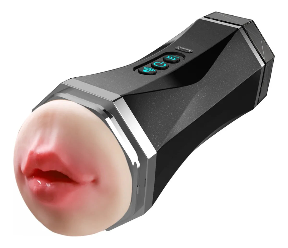 Rechargeable Male Masturbator Cup 8 Vibration Modes USB Waterproof Stroker Voice Sound