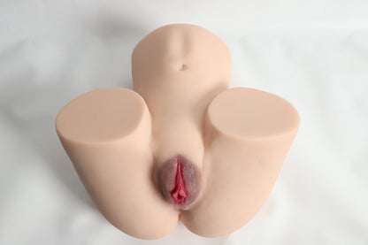 Realistic Silicone Female Torso Masturbator 10.8kg – Heating Suction Vibrating Love Doll with Sound Function