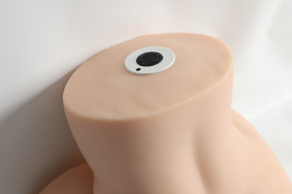 Realistic Silicone Female Torso Masturbator 10.8kg – Heating Suction Vibrating Love Doll with Sound Function