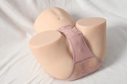Realistic Silicone Female Torso Masturbator 10.8kg – Heating Suction Vibrating Love Doll with Sound Function