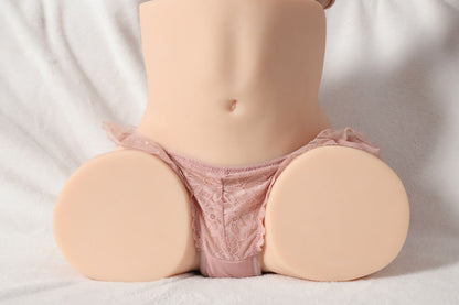 Realistic Silicone Female Torso Masturbator 10.8kg – Heating Suction Vibrating Love Doll with Sound Function
