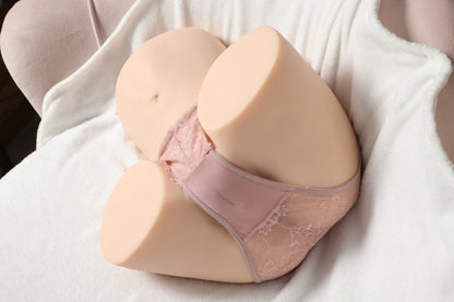 Realistic Silicone Female Torso Masturbator 10.8kg – Heating Suction Vibrating Love Doll with Sound Function