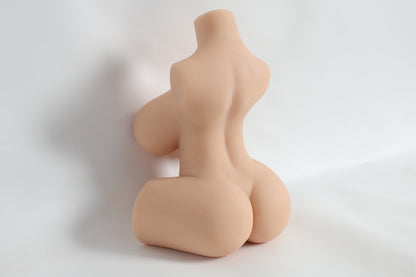 Realistic Silicone Female Mini Torso Masturbator 1.84kg – Soft Skin Feel Compact Love Doll Body