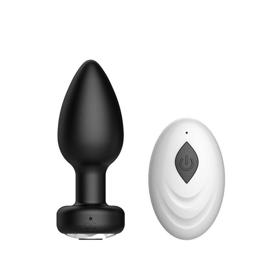 Wireless Remote Vibrating Anal Plug Silicone Waterproof 10 Modes Adult Toy