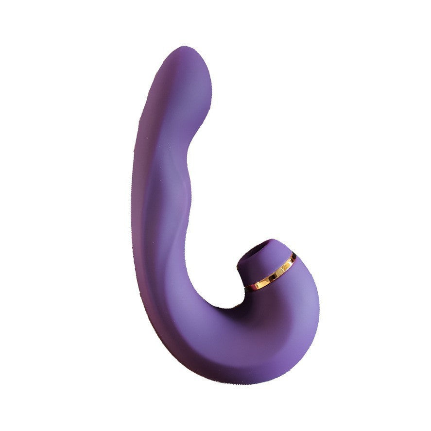 3 in 1 Rechargeable Personal Massager with Suction, Pulsing & Vibration, 5 Suction Modes 5 Pulsing Speeds 10 Frequencies, Waterproof Silicone, Magnetic USB Charging, Discreet Packaging