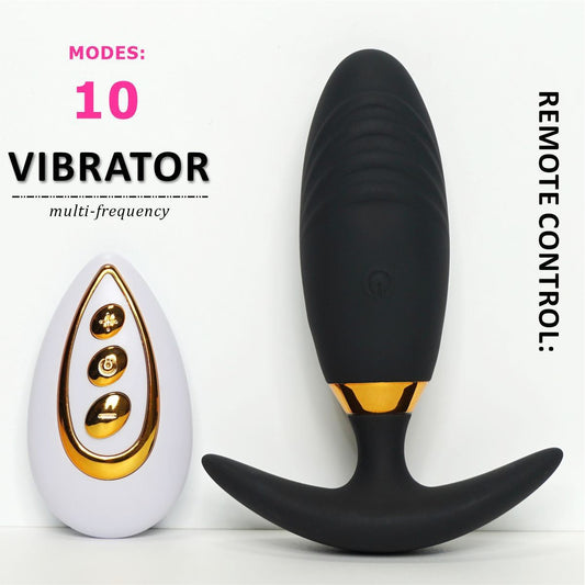 Wireless Prostate Massager Vibrator with Heating Wiggling USB Rechargeable