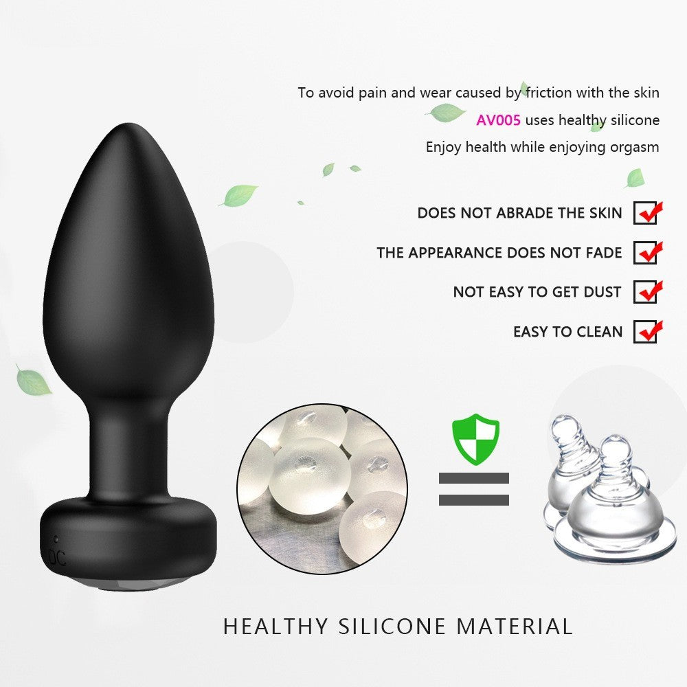 Remote Control Vibrating Butt Plug 10 Modes | Wireless Anal Massager, USB Rechargeable Body-Safe Silicone, Waterproof Quiet, Discreet Anal Sex Toy for Men & Women Adult