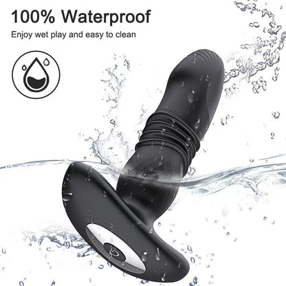 Prostate Massager Anal Vibrator, Prostate Vibratar for Men | Anal Plug - Perineum Stimulator, Male Sex Toy Butt Plug with 20 Vibrating Modes, Remote Control Adult Sex Toys for Men Women Couple
