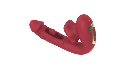 10 Mode Silicone Vibrator Kissing Lip Stimulator Waterproof USB Rechargeable